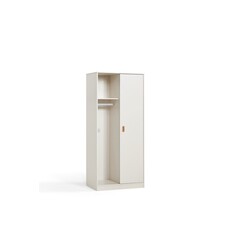 Armoire penderie 2 portes coulissantes 80 cm Blanc