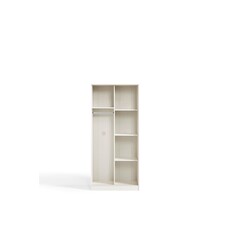 Armoire penderie 2 portes coulissantes 80 cm Blanc