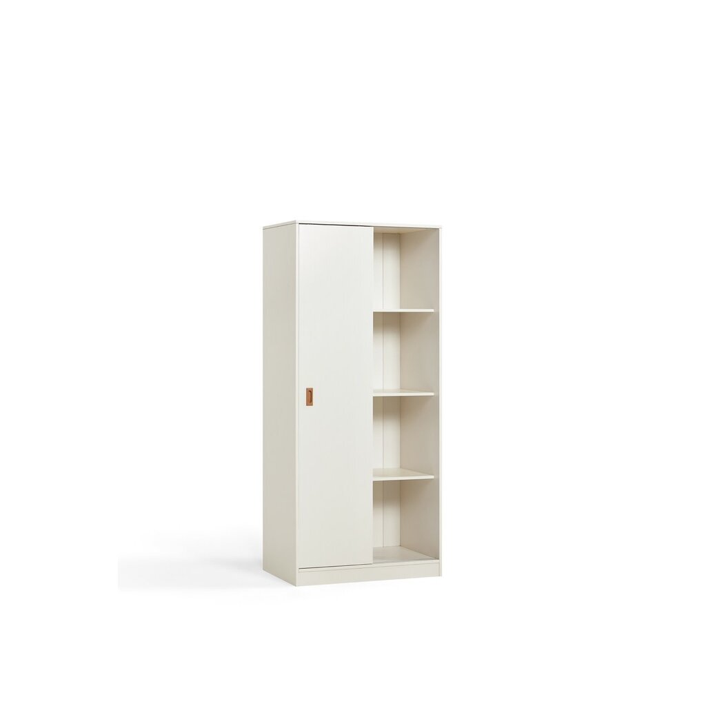 Armoire penderie 2 portes coulissantes 80 cm Blanc