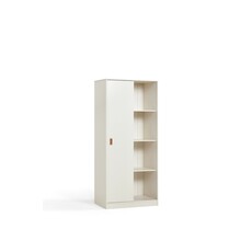 Armoire penderie 2 portes coulissantes 80 cm Blanc