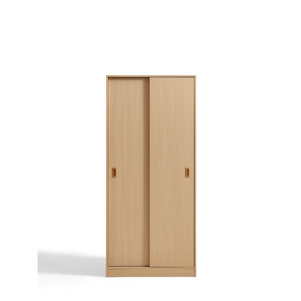 Armoire penderie 2 portes coulissantes 80 cm Bois