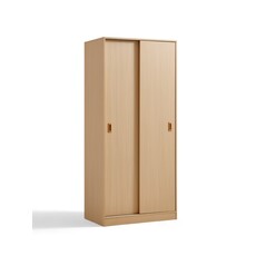 Armoire penderie 2 portes coulissantes 80 cm Bois