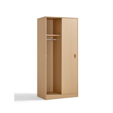 Armoire penderie 2 portes coulissantes 80 cm Bois