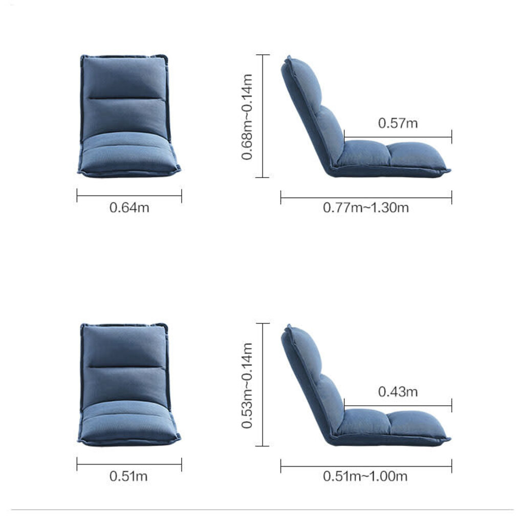 Pouf taille S 51x51x53 cm