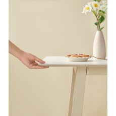 Table à manger 160 cm Blanc