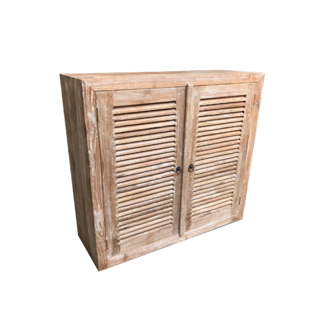 Buffet en Teck avec portes persiennes