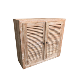 Buffet en Teck avec portes persiennes