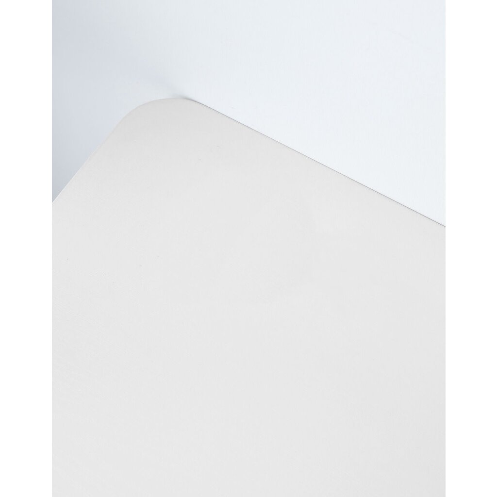 Bureau blanc 4 pieds bois
