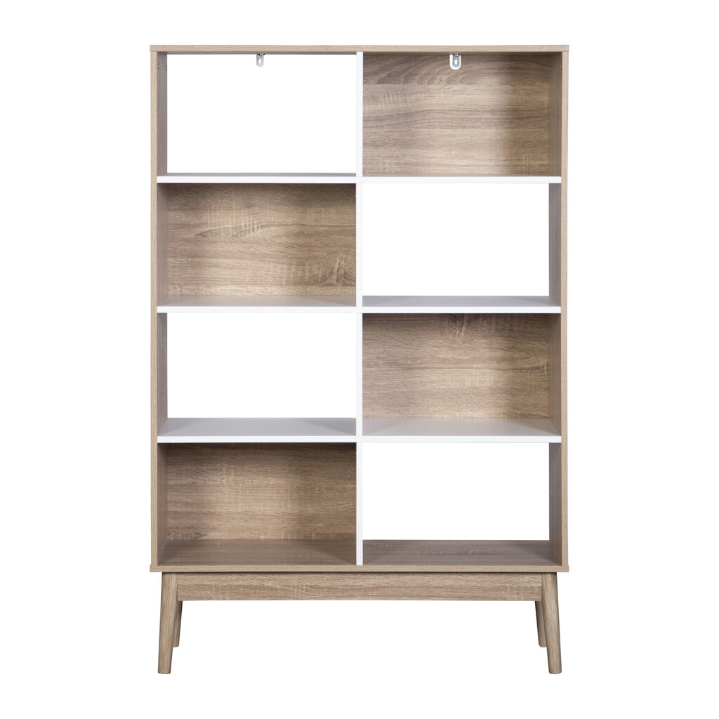 Étagère Monteno 80x30x121 cm Bois blanc