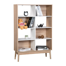Étagère Monteno 80x30x121 cm Bois blanc