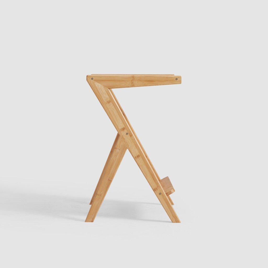 Table d'appoint en forme de Z 44 cm Bois