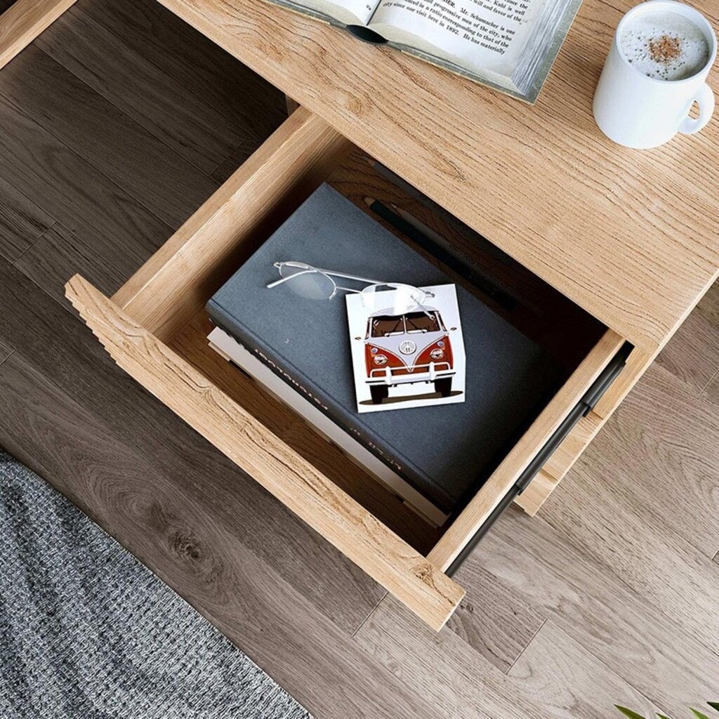 Bureau 3 tiroirs 100 cm Bois