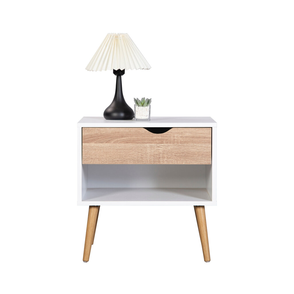 Table de chevet Monteno 1 tiroir 50x39x50 cm