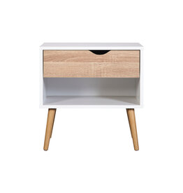 Table de chevet Monteno 1 tiroir 50x39x50 cm