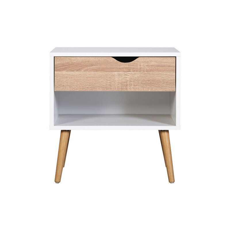 Table de chevet Monteno 1 tiroir 50x39x50 cm