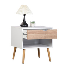 Table de chevet Monteno 1 tiroir 50x39x50 cm