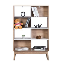 Étagère Monteno 80x30x121 cm Bois blanc