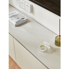 Meuble TV 7 portes 160 cm Blanc cassé