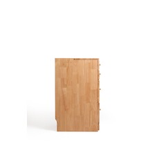 Coiffeuse 4 tiroirs et 1 miroir 60 cm en Hevea