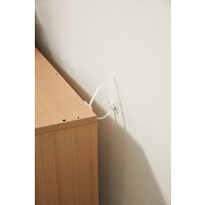 Buffet 2 portes vitrées 3 tiroirs 120 cm Bois