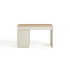 Bureau 1 porte 120 cm Bois et blanc