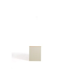 Bureau 1 porte 120 cm Bois et blanc