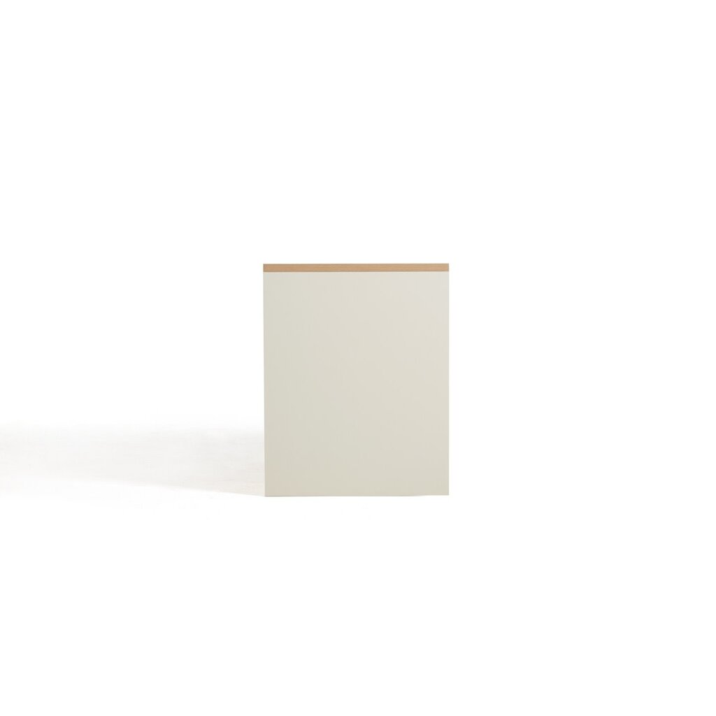 Bureau 1 porte 120 cm Bois et blanc
