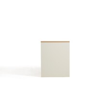 Bureau 1 porte 120 cm Bois et blanc