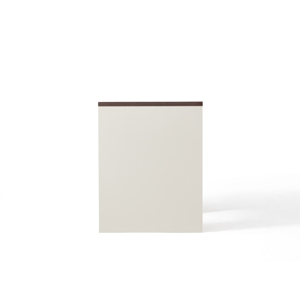 Bureau 1 porte 120 cm Noisette et Blanc