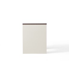 Bureau 1 porte 120 cm Noisette et Blanc