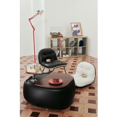 Chaise pliante "Je L'adore" en cuir écologique