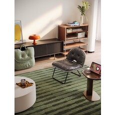 Chaise pliante "Je L'adore" en cuir écologique