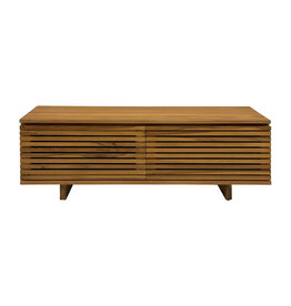 Surya meuble TV 2 portes 120x45x45 cm