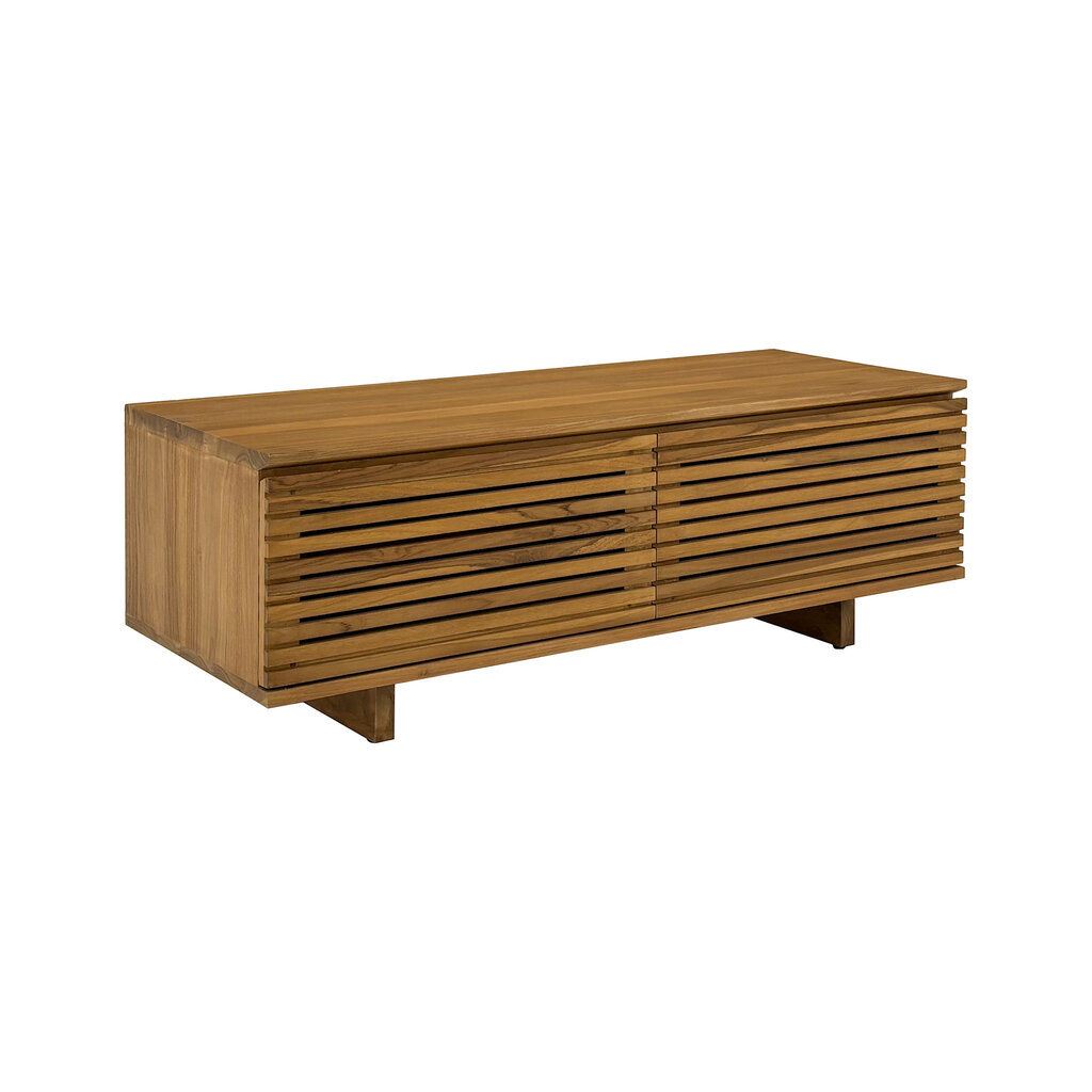 Surya meuble TV 2 portes 120x45x45 cm