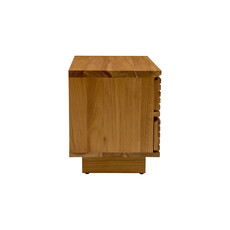 Surya table de chevet 2 tiroirs 42x37x48 cm