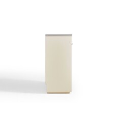 Buffet moderne surface en verre 120 cm