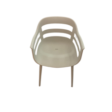 Berlin - Chaise de table en résine Beige (31852)