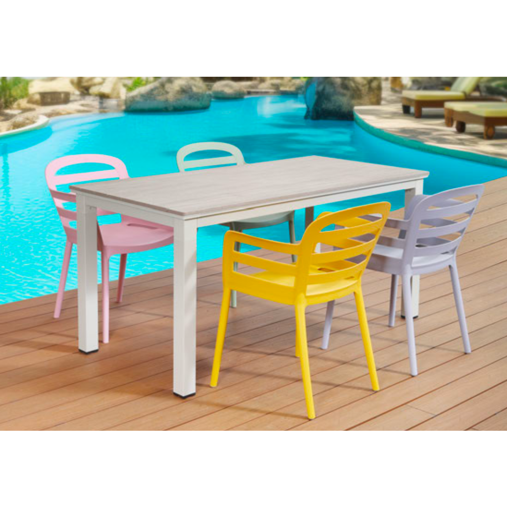 Helsinki - Chaise de table en résine