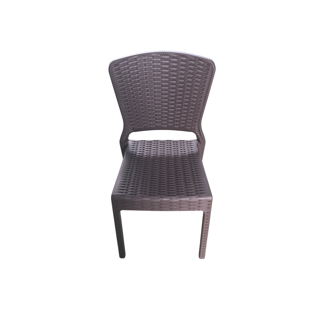 Roma - Chaise en résine Marron (A0542)