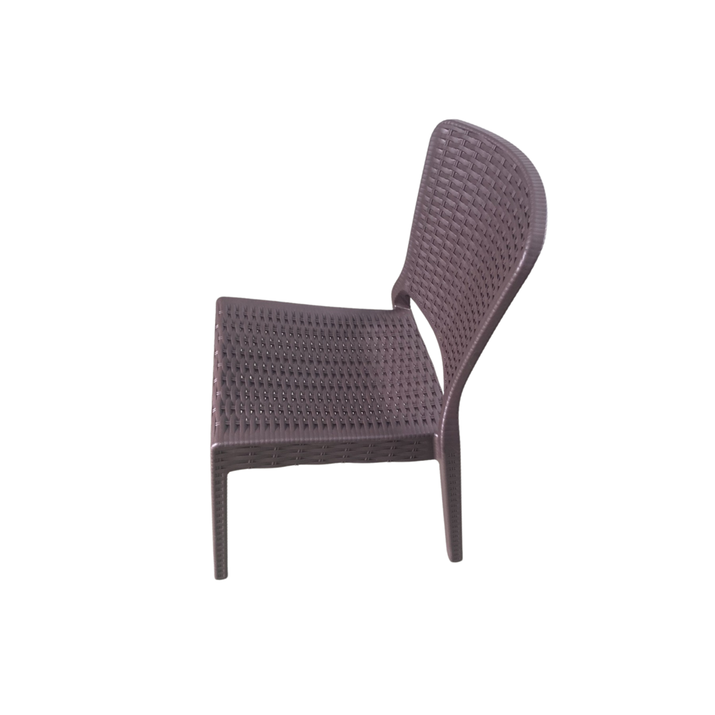 Roma - Chaise en résine Marron (A0542)
