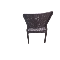 Roma - Chaise en résine Marron (A0542)