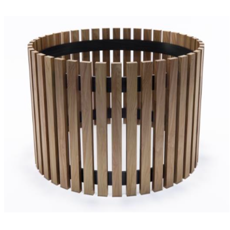 Pot de fleur Corvin en teck - M