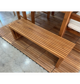 Banc en teck Backless 100cm, FA