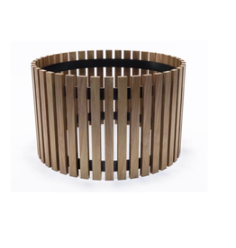 Pot de fleur Corvin en teck - L