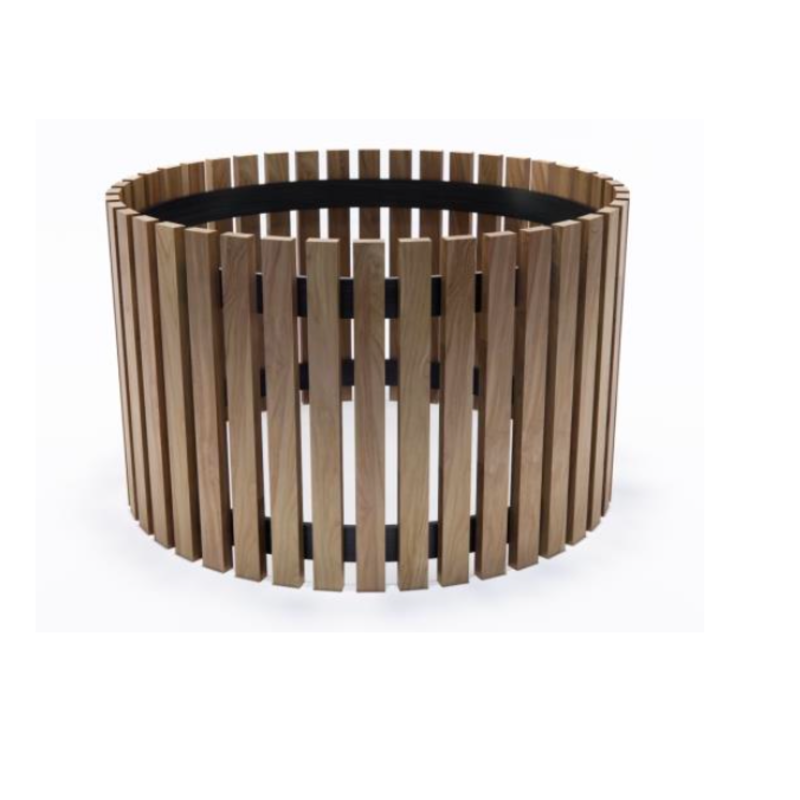 Pot de fleur Corvin en teck - L