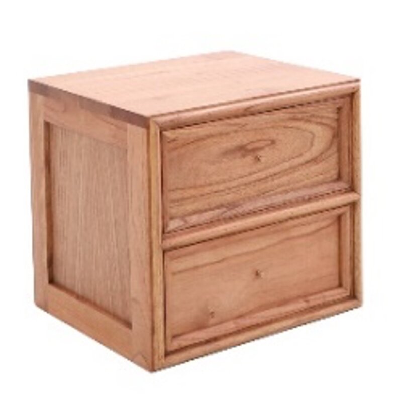 Table de chevet 2 tiroirs Mindi