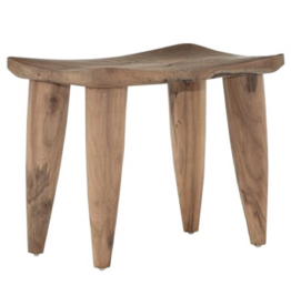 Tabouret Bali racine de teck