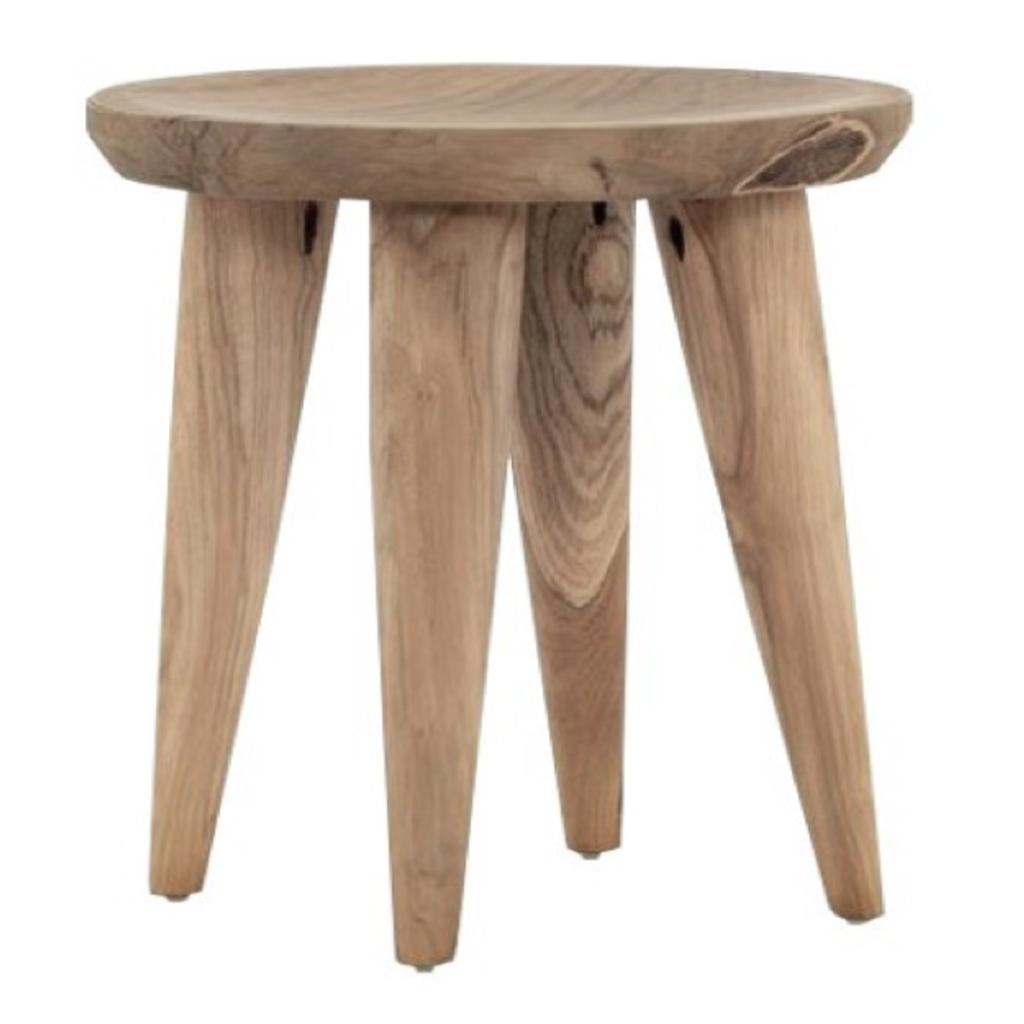 Tabouret Batavia racine de teck