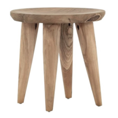 Tabouret Batavia racine de teck