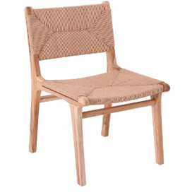 Chaise Euphorbia, natural loom